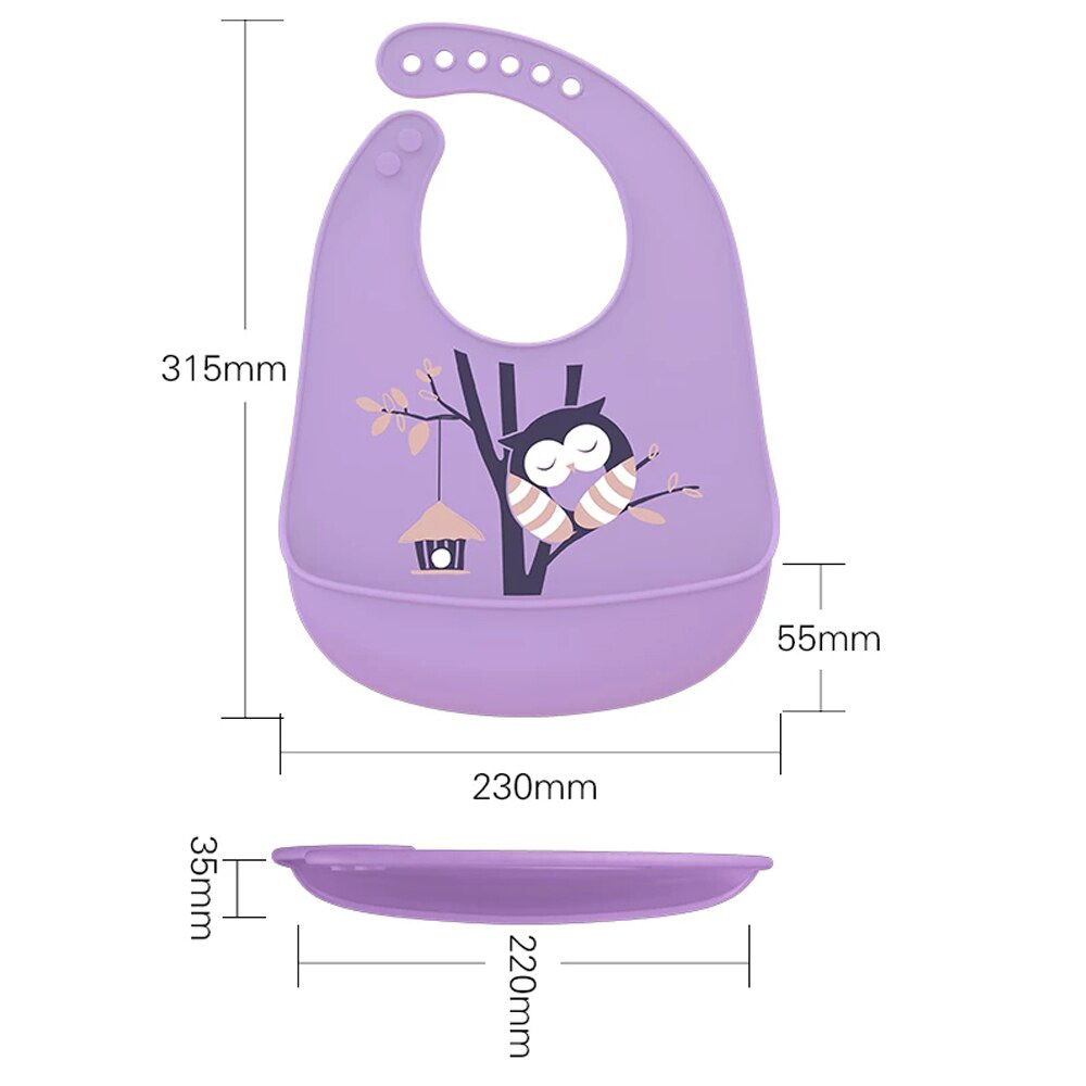 Silicone baby bibs